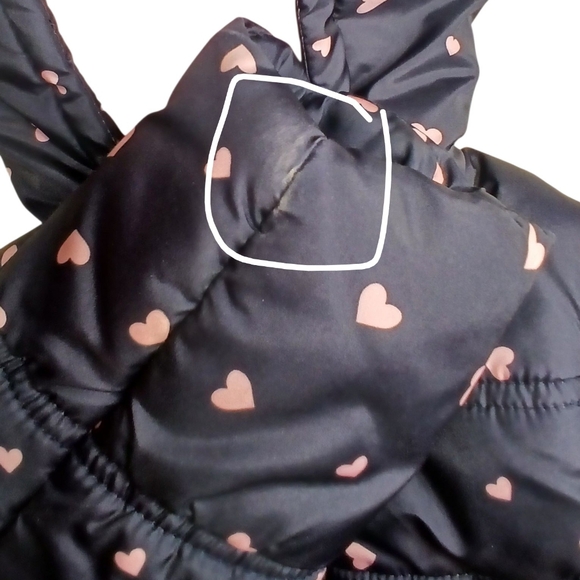 OshKosh B’gosh Heart Print Winter Puffer Jacket 3T - Picture 5 of 9